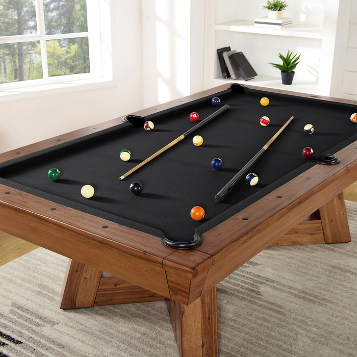 imperial aris pool table black cloth detail