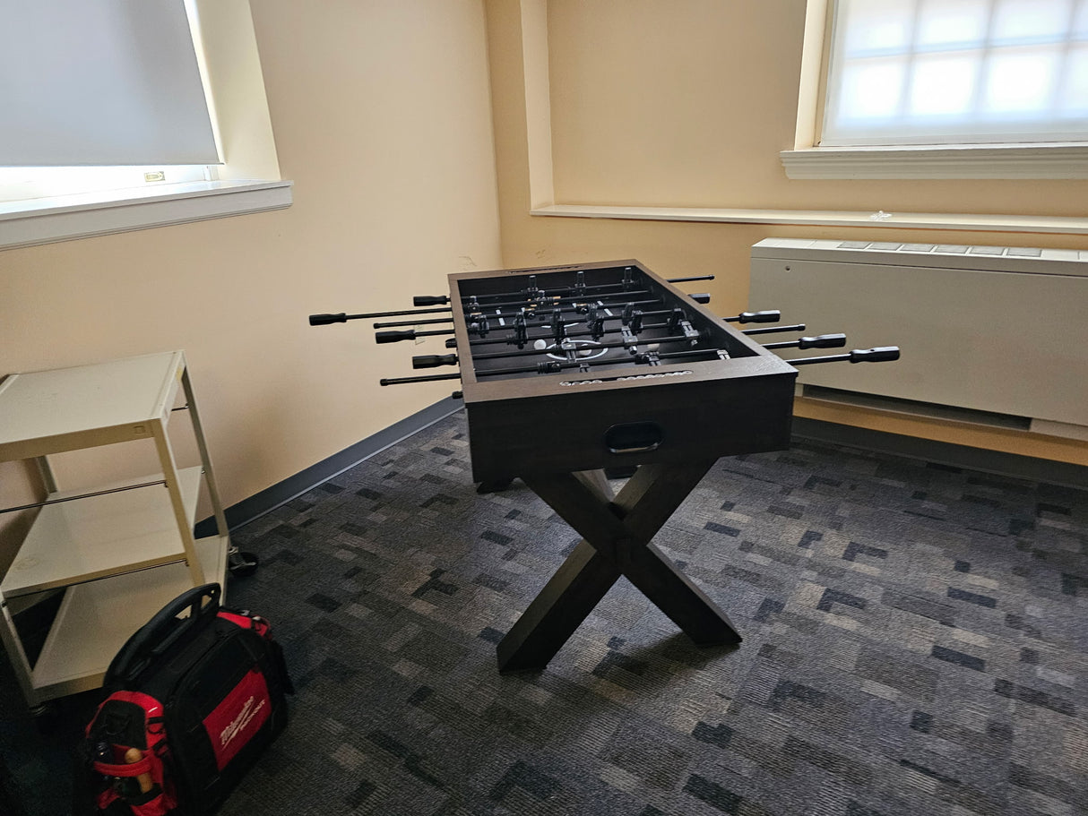 imperial homestead foosball table room end