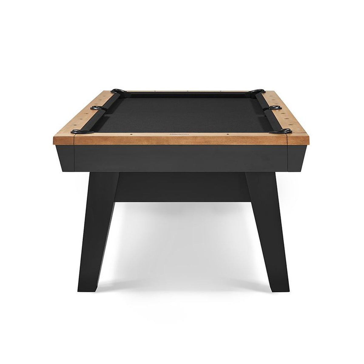 Plank and Hide Jensen pool table end view