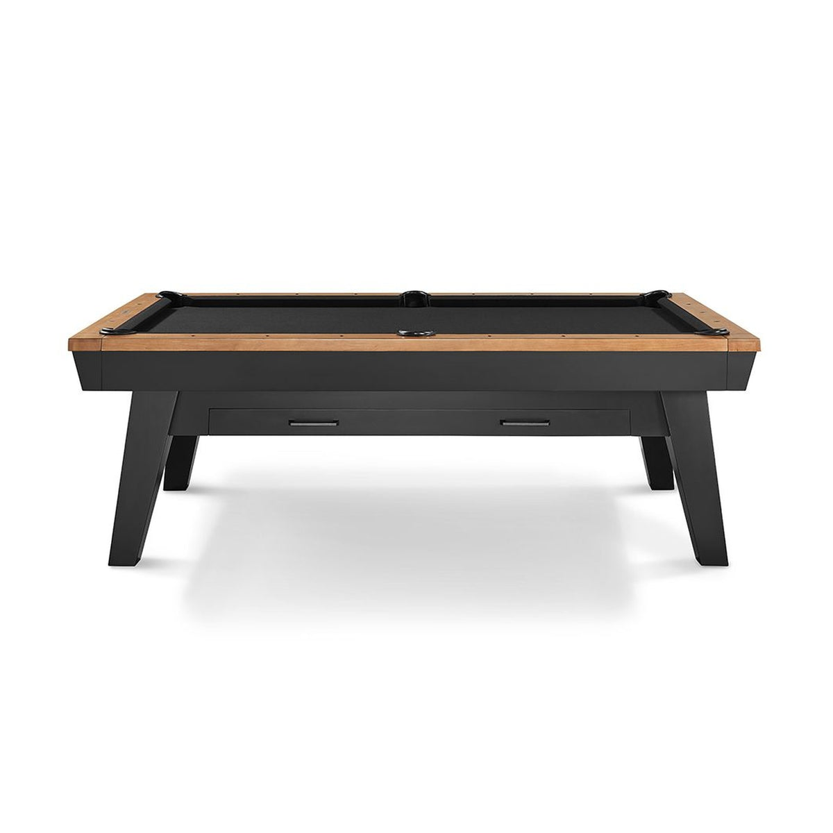 Plank and Hide Jensen pool table side view