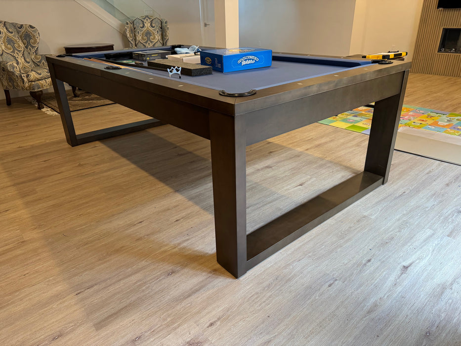 lana pool table 8' charcoal cloth