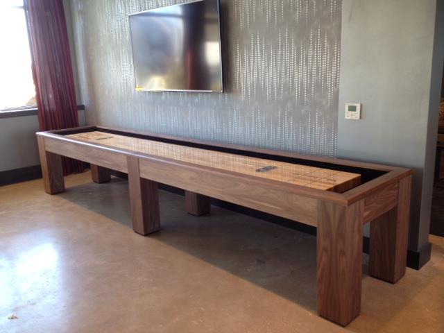 Olhausen Madison shuffleboard solid walnut wood