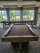 brunswick matanza pool table end view dc
