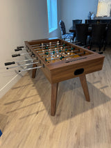 mid century modern foosball room