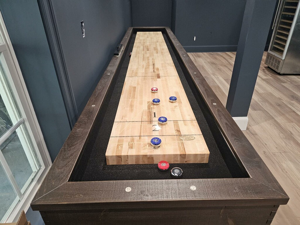 Olhausen breckenridge shuffleboard table custom inlay