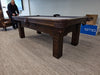 olhausen huntington pool table matte mahogany 2