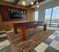 olhausen madison pool table 8' mahogany 