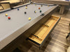 Olhausen encore pool table slate wood showroom