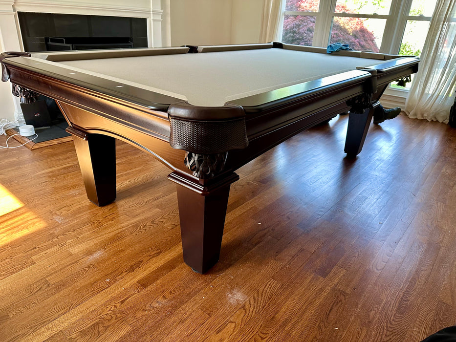 Olhausen Grace pool table 8' original cherry finish 2024 install 2