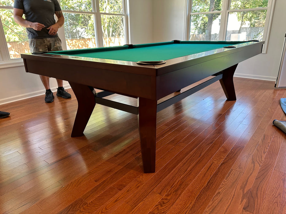 olhausen laguna pool table traditional mahogany on maple