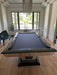 olhausen luxor polished aluminum pool table end