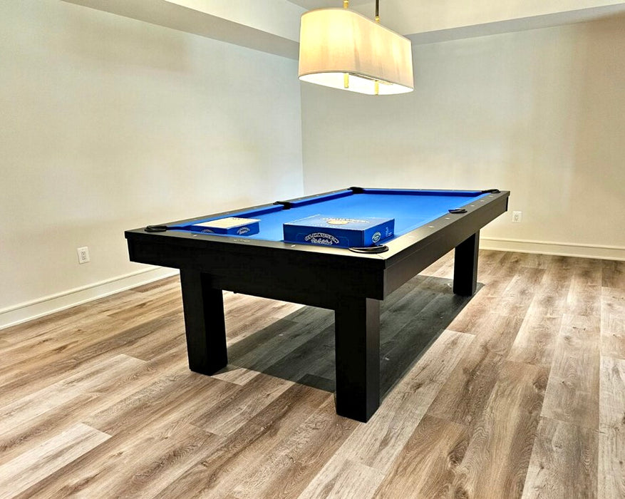 olhausen west end pool table matte black lacquer finish