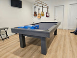 Olhausen west end pool table matte smoke finish 2023