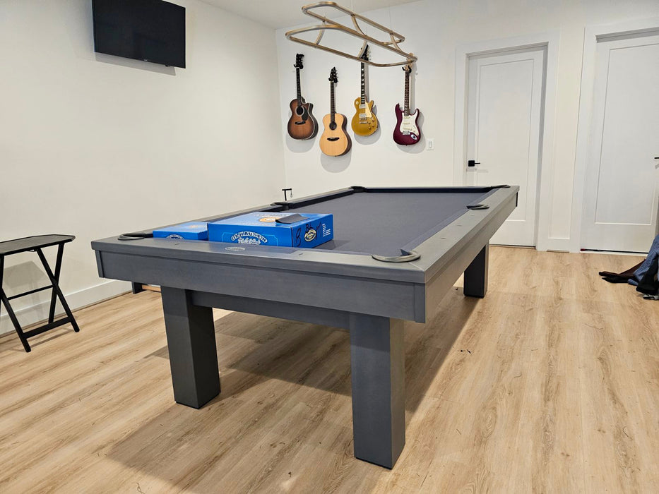 Olhausen west end pool table matte smoke finish 2023