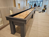 west end shuffleboard fossil grey 14' end view