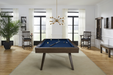 oslo pool table whiskey finish end view stock