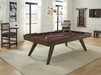 oslo pool table whiskey finish burgundy cloth