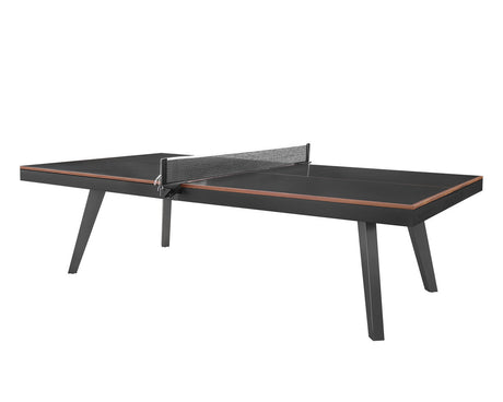 Plank and Hide Harper Ping Pong Table black and walnut finish main