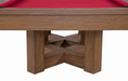 plank and hide covington pool table end