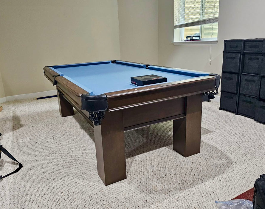 plank and hide elias pool table room