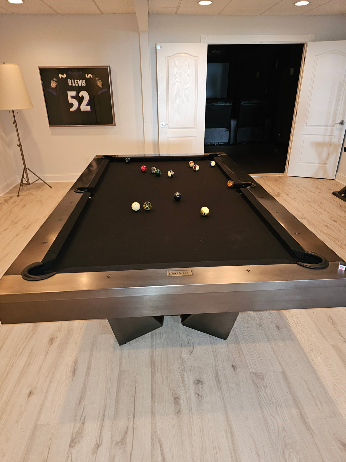 plank and hide essex pool table room rails