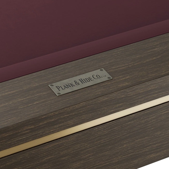 plank and hide dali pool table rail detail