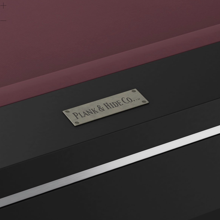 plank and hide deco pool table black logo
