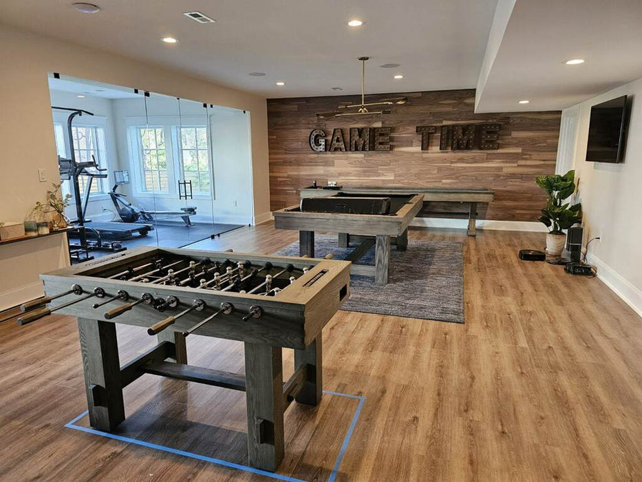 Plank and Hide Hamilton Pool Table