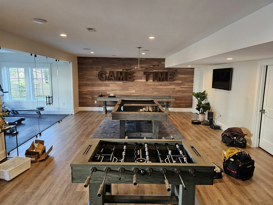 Plank and Hide Hamilton Pool Table