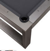 Plank and Hide Lexa pool table corner detail