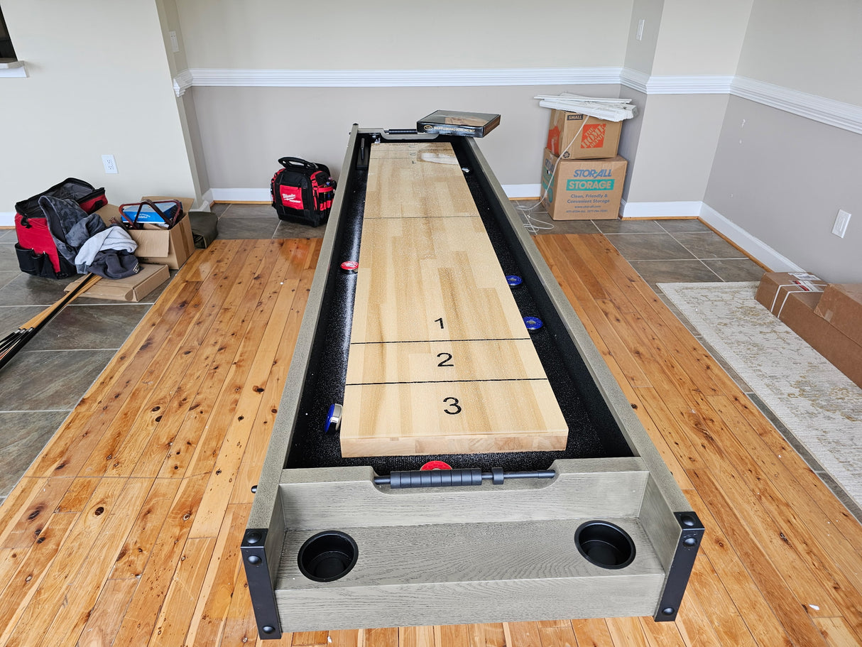 presidential phoenix shuffleboard 9' end view