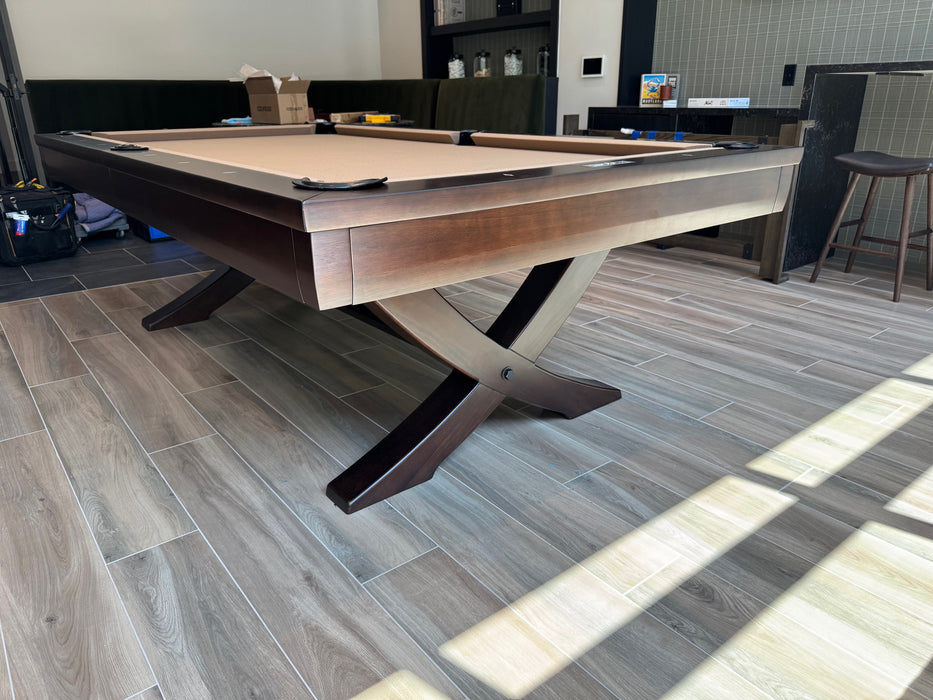 presidential reagan pool table leg detail