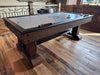 railyard air hockey table side view