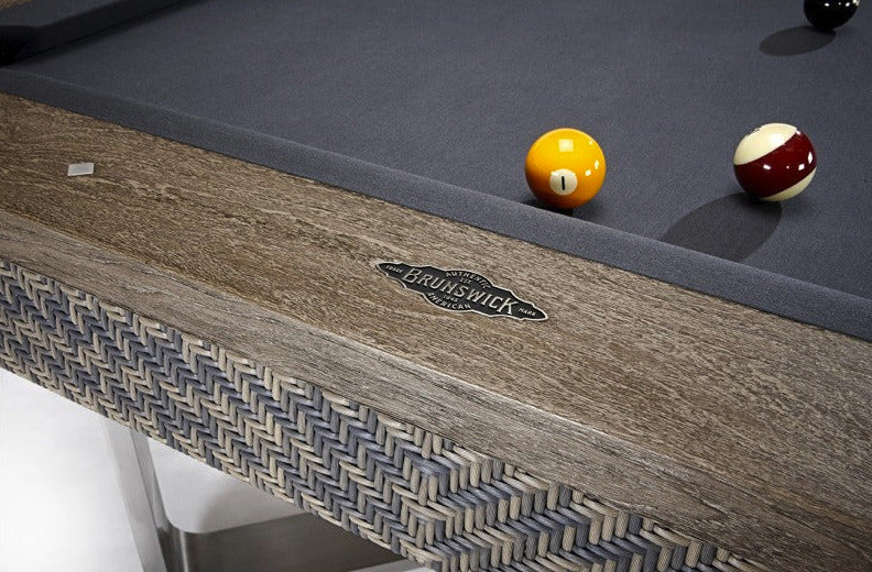 Brunswick Bali Pool Table outdoor rail