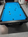 Olhausen tournament pro pool table top view room