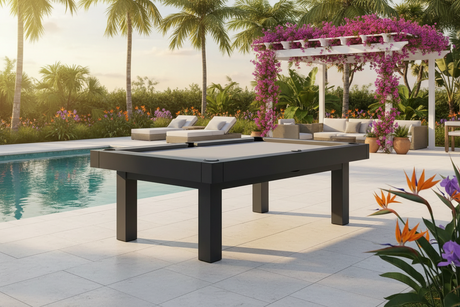 True Billiards Veranda 8' Pool Table outdoor rendering