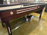 used champion shuffleboard bank shot 7' side