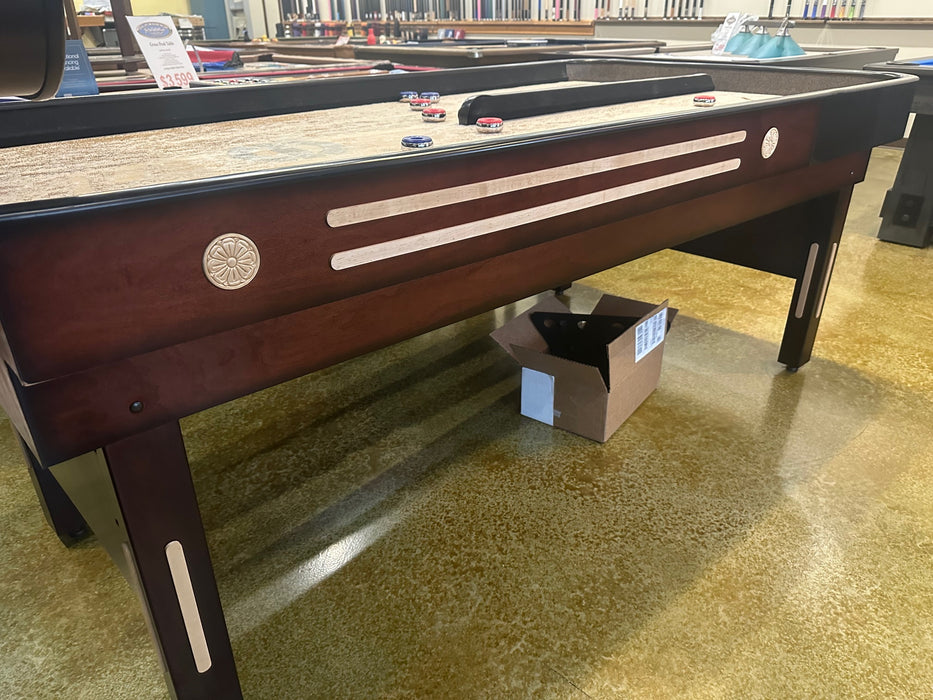 used champion shuffleboard bank shot 7' side