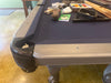 used Olhausen Blackhawk pool table 8' fossil grey corner