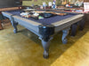 used Olhausen Blackhawk pool table 8' fossil grey main