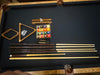 used olhausen sheraton oak 8' pool table accessories