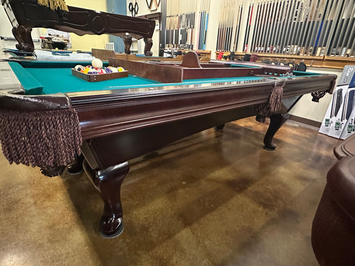 used brunswick bradford 8' pool table side