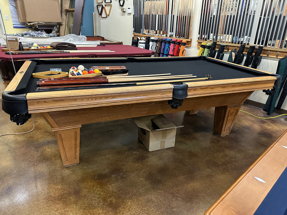 used brunswick brookstone pool table side