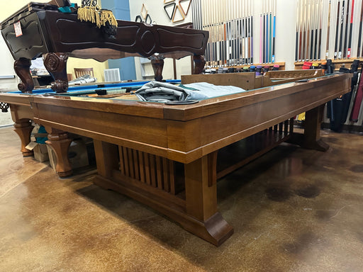 used brunswick mission 9' pool table main