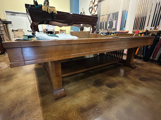 used brunswick mission 9' pool table side