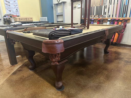 used olhausen americana 8' pool table cherry main