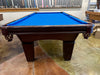 used olhausen belmont cherry 8' pool table  end