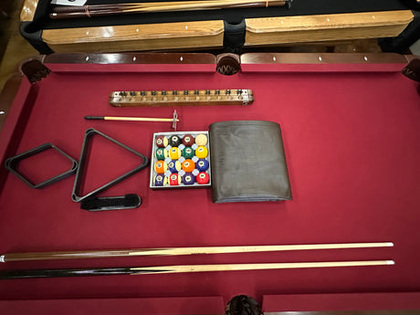 Used Olhausen 7' Gabriel Pool table accessories included