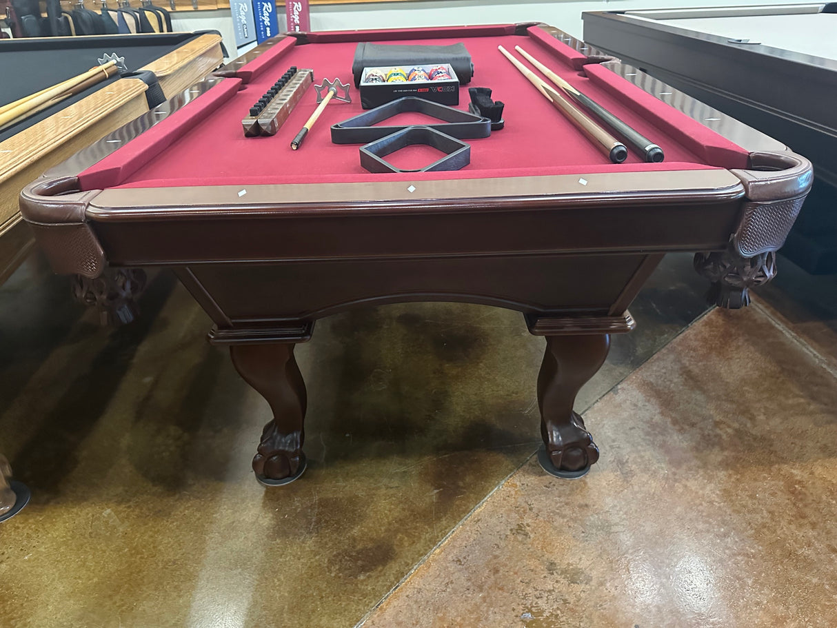 Used Olhausen 7' Gabriel Pool table end view
