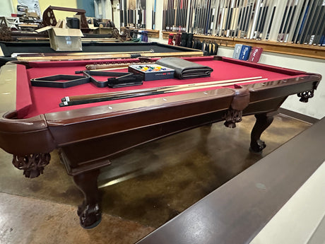 Used Olhausen 7' Gabriel Pool table side view